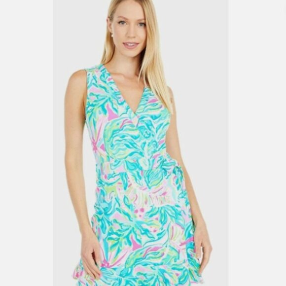 New Lilly Pulitzer XS Romper Rilla One In A Melon Stretch Knit NWT - Picture 10 of 10